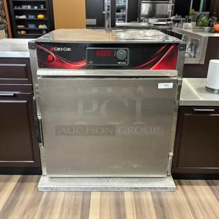 Cres Cor H-137-SUA-5D undercounter mobile heated cabinet, stainless steel, five pan capacity, tested and functional, 120v.