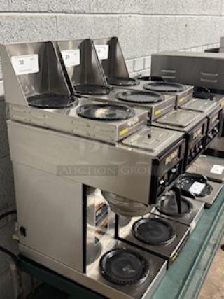 BUNN COFFEE MAKER Coffee Brewer with LCD (2 Upper/1 Lower Warmer) 120V TESTED AND WORKING - Item #1210331