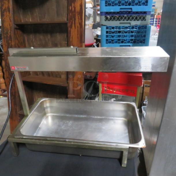 APW WYOTT food warmer, model PD-1A, 120 Volt, stainless steel, excellent condition, visible brand label.