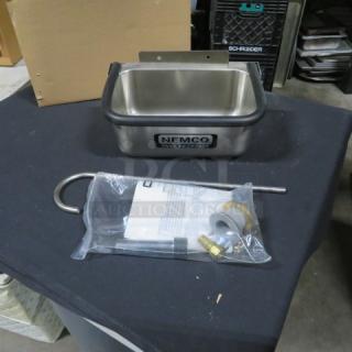 Nemco Stainless Steel Dipper Well, Model 77316, includes installation hardware. New condition with label.
