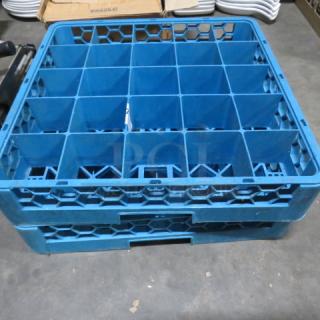 Blue 25 Hole Dishwasher Rack. 2XBID - Item #1214605