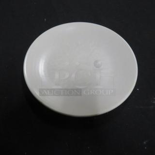 9-inch Evolution plate, white ceramic, smooth finish, model 10XBID, in good condition, no visible markings.