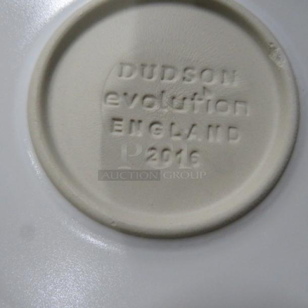 "NEW Evolution 9 Inch Plate, marked 'DUDSON evolution ENGLAND 2016', pristine condition, ceramic."