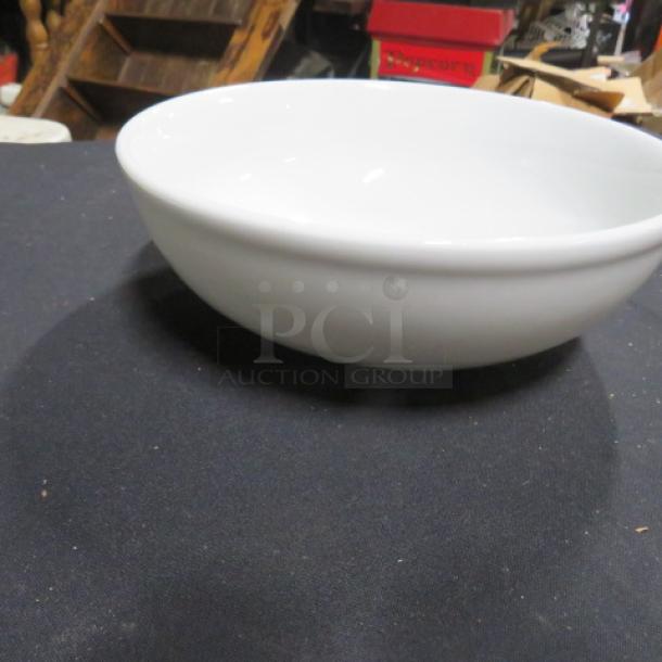 9-inch Tuxton #14 bowl, model 14, white ceramic, excellent condition.