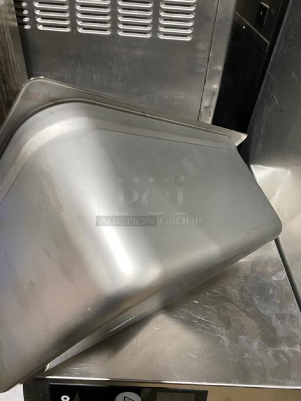 Choice Commercial Stainless Steel 2/3-Size 6" Deep Anti-Jam Pan, Model 4070162, new condition.