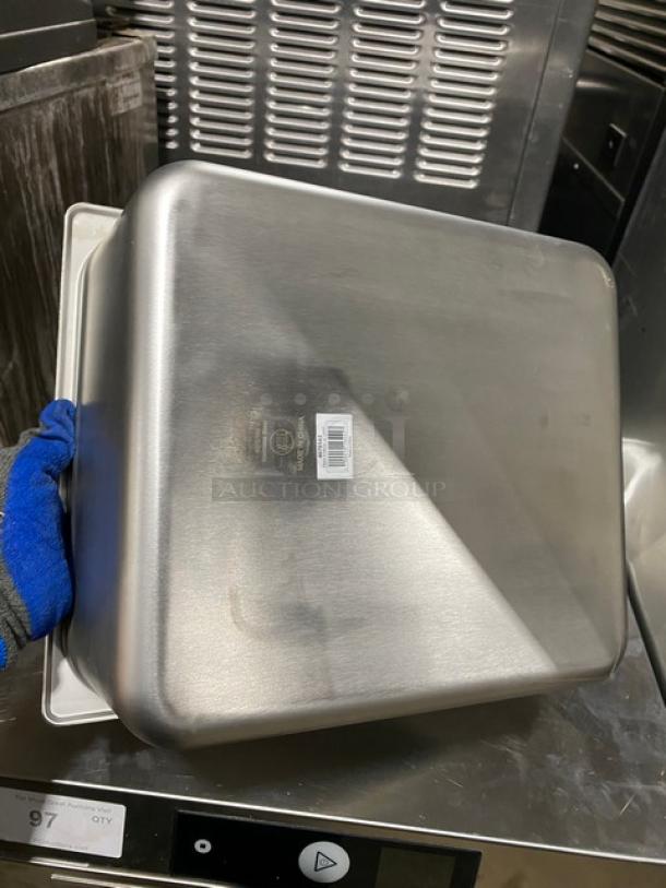 Choice Commercial Stainless Steel 2/3-Size 6" Deep Anti-Jam Pan, Model 4070162. New condition.