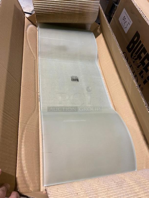 Brand new Oneida Buffet Euro Series Clear Wave-Style Glassware, model GW2811, in original packaging.