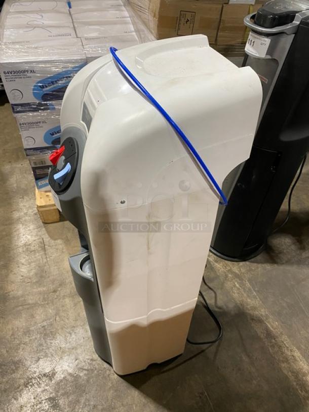Cosmetal Connect23A commercial electric water dispenser, free-standing, filtered, 115V. Visible blue tubing, good condition.