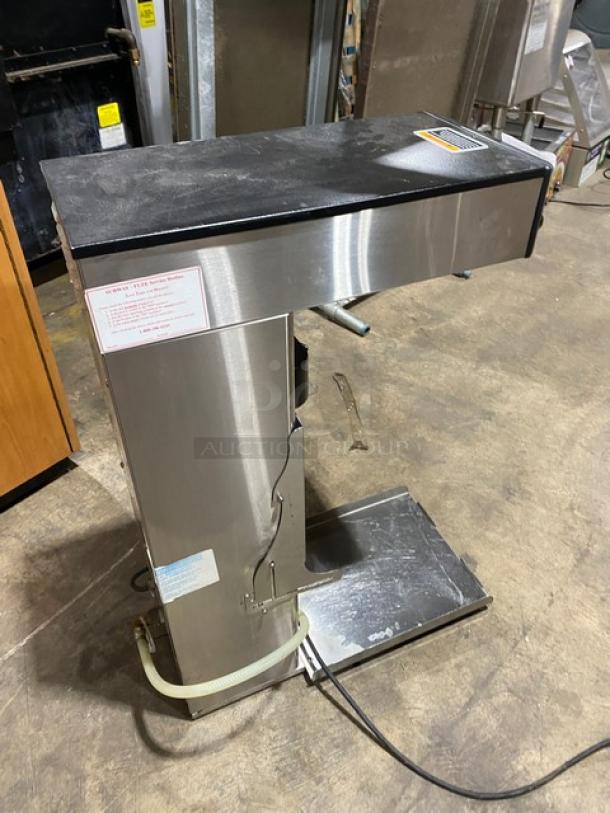 Bunn Infusion Series ITCB-DV Commercial Brewer; stainless steel, digital controls, countertop model; 120V, 1 phase; good condition.