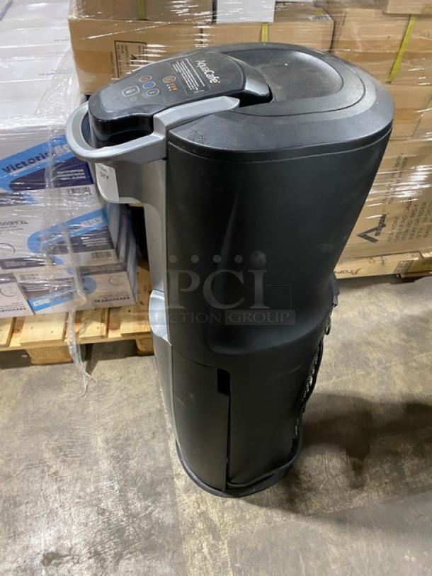 AquaCafe ACB210rKES14 black free-standing water dispenser/coffee maker, Energy Star certified, excellent condition, 115V.