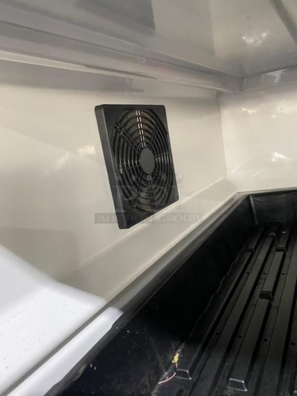Urban Cultivator Commercial indoor garden, white interior, fan system, electric, microgreen tray visible, Model: Commercial001.