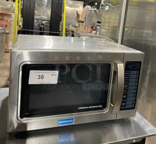 Turbo Air Radiance Series Commercial Stainless Steel Electric Powered Countertop Microwave Oven! With Digital Programable Control! Model: TMW-1100NE SN: TMNE180900132! 120V! On Legs! - Item #1213322