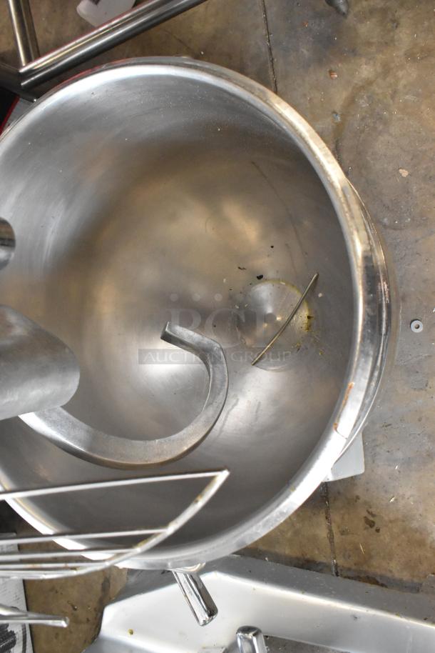 2022 Precision HD-60, 60 Quart Dough Mixer with bowl and hook, metal finish, 220V, 3-phase. Includes bowl guard.