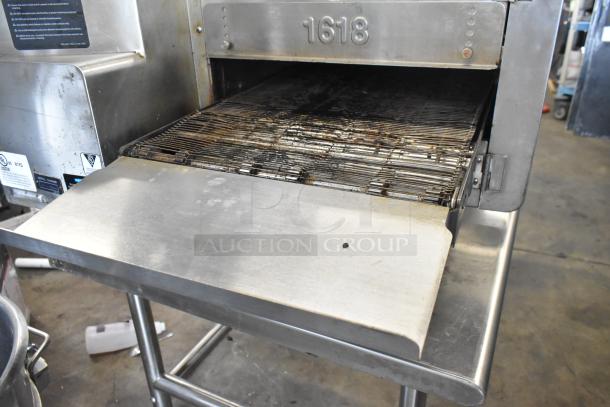Turbochef HhC1618 rapid speed conveyor oven, stainless steel, 1 phase, 208/240V, commercial use, visible model marking.