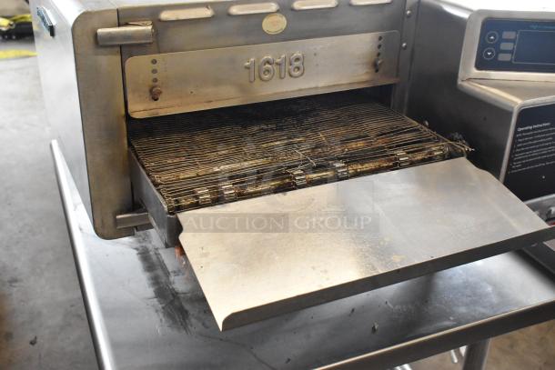 Turbochef HhC1618 stainless steel rapid speed conveyor oven, 208/240V, 1 phase, commercial use, visible model number "1618".