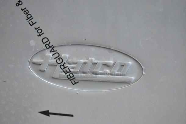 Hatco C-12 stainless steel booster heater, brand new, with slight scratches. "Fiberguard" branding visible. 208V, 1 phase.