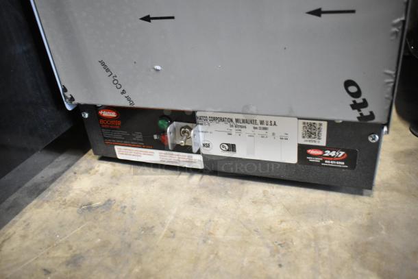 BRAND NEW SCRATCH AND DENT Hatco C-12 Booster Water Heater, stainless steel, 208V, 1 Phase, with visible labels and minor imperfections.