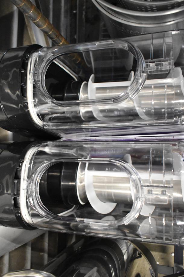 BRAND NEW Stoelting SCBF128-37 Frozen Beverage Machine, 2.6 Gallon, 115V, visible transparent compartments, metal finish.