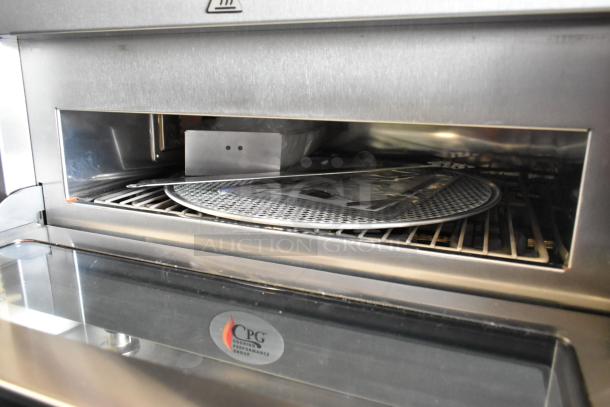 BRAND NEW Cooking Performance Group HSIO-H electric ventless oven with broken glass. Stainless steel, 208/240V, 1 phase.