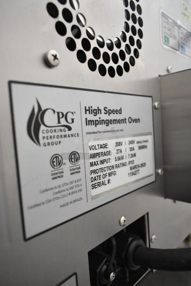 BRAND NEW Cooking Performance Group HSIO-H Oven, stainless steel, electric, ventless, 208/240V, broken glass noted.