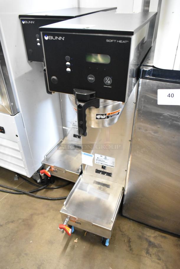 BRAND NEW 2024 Bunn SINGLE SH DBC stainless steel coffee machine with hot water dispenser, metal brew basket, 120V, 1 Phase.