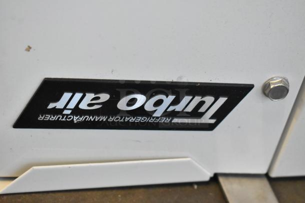 Turbo Air ADR068AM metal evaporator fan for walk-in box. Features visible brand label, 115 volts, 1 phase.