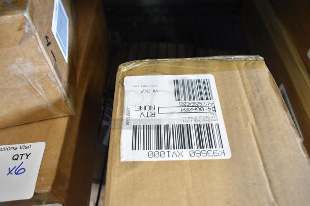6 boxes of new Copco Rinse and Store bins with interchangeable potato ricer blade. Label shows quantity x6.