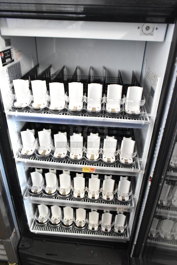 IDW G-10-F334B-HC single-door reach-in cooler, metal exterior, poly-coated racks, 115V, 1 phase, empty shelves.