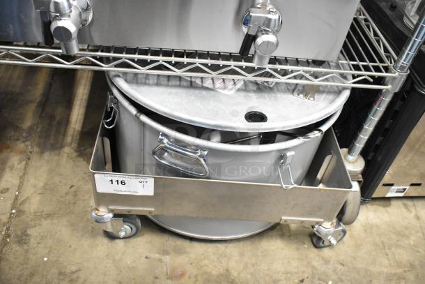 BRAND NEW Avantco 184T3600D MirOil 55HD, 55 lb. fryer oil filter machine, hand-operated, with 1-way pump. Scratch and dent.