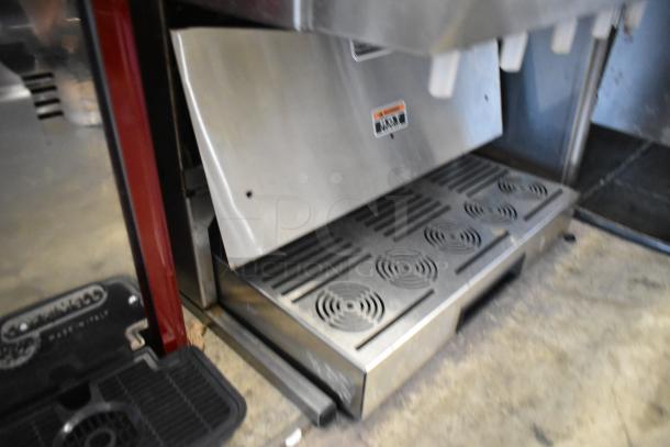 Bunn IMIX-5 stainless steel cappuccino machine, commercial countertop model, 120/2058-240V, 1 phase. Visible wear.