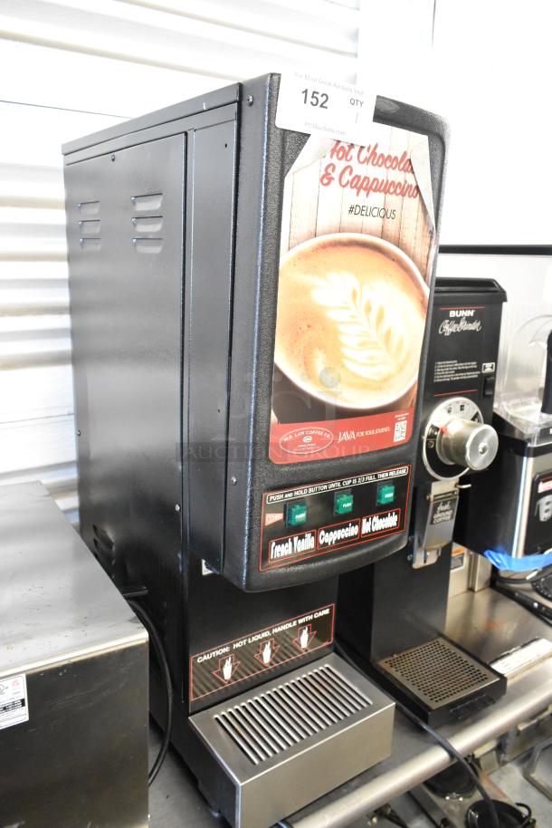 2016 Grindmaster GB3-K metal cappuccino machine, commercial countertop model, 120 volts, 1 phase. Clean with visible controls.