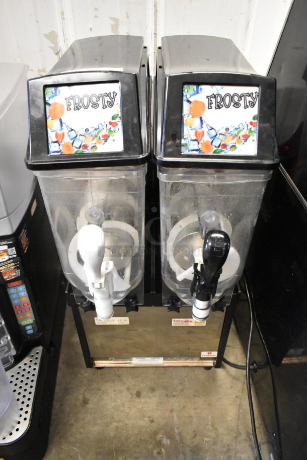 2020 SPM Frosty 2 slushie machine, dual hoppers, metal countertop unit, 115 volts, 1 phase, excellent condition.