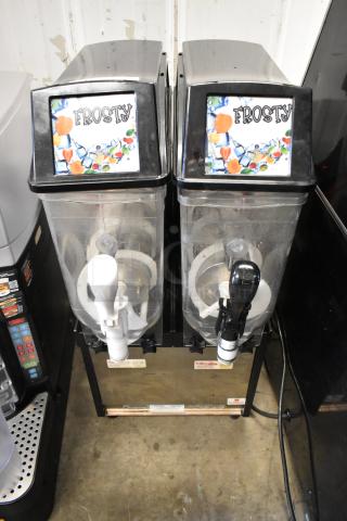 2020 SPM Frosty 2 slushie machine, dual hoppers, metal countertop unit, 115 volts, 1 phase, excellent condition.