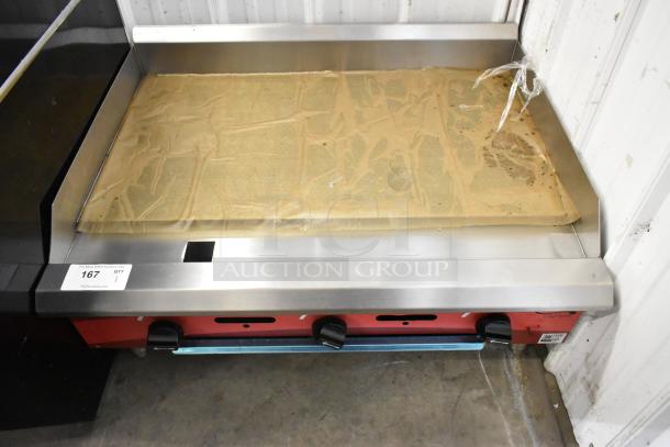 2024 Avantco 177CAG36MG stainless steel griddle, natural gas, flat top, excellent condition, commercial countertop model.