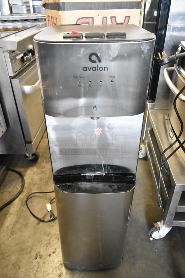 2024 Avalon A25 stainless steel water dispenser, 115 volts, 1 phase, equipped with self-cleaning and filter indicators.