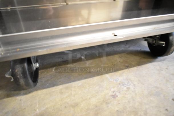 Vulcan VP18 metal commercial heated holding proofing cabinet on casters; 120V, 1 phase; sturdy metal construction.