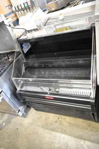 McCray SC-OS30E-3-B metal commercial merchandiser, open grab-n-go style, clean condition, 115V, 1 phase.