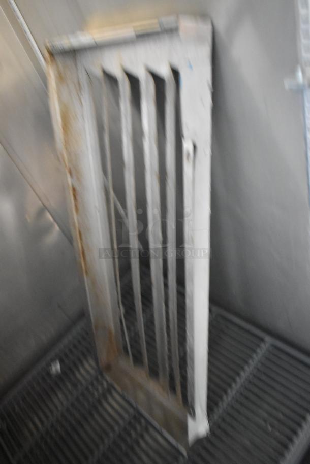 2020 Asber ARF23HF stainless steel freezer, single door, on casters. Condition: Missing screws for compressor cover.