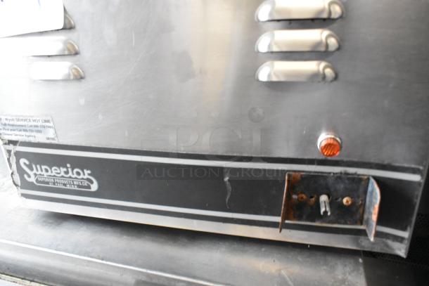 American Permanent Ware CW-2A stainless steel food warmer, 120 volts, visible controls, Superior Products label.