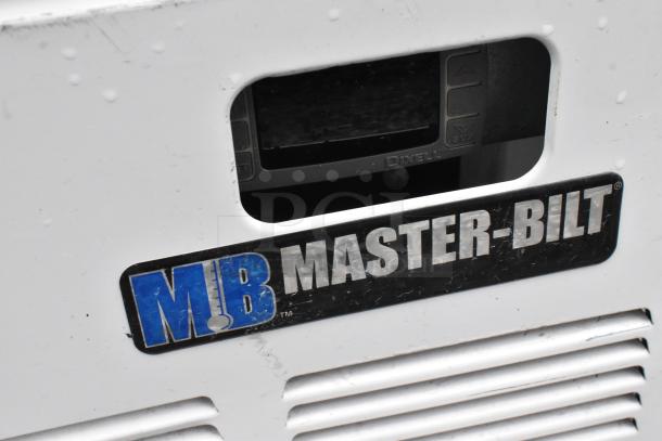 Master Bilt BLG-48HD cooler metal panel with logo, vent, buttons, and digital display; for commercial use, 208-230V, 1 phase.