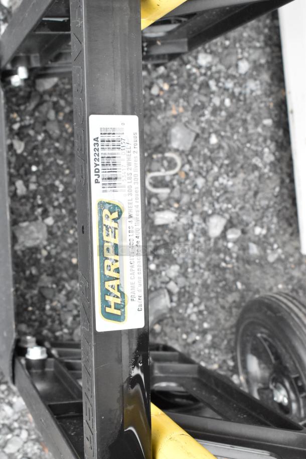 Harper PJDV2223A Furniture Dolly, durable steel frame, 400 lbs capacity, visible label, excellent condition.