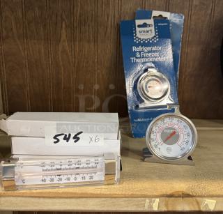 NEW Oven (1) and Refrigerator (5) Thermometers, 6 x Bid - Item #1211802
