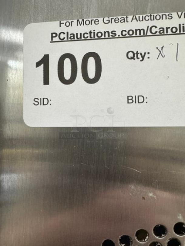 Revent 626 Nat Gas Commercial Bakery Rack Oven; tag shows auction info, tested, working condition.