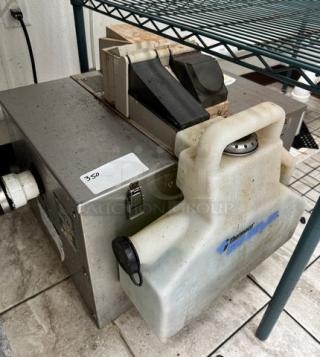 Thermoco Big Dipper grease trap, tested and working, stainless steel, detachable container, secure latches, model label visible.