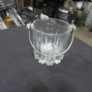 One Cut Glass Ice Bucket. - Item #1211536