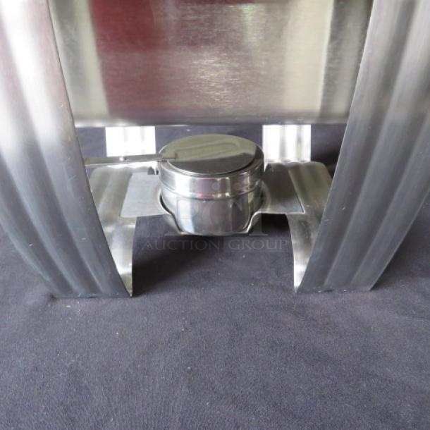 Vollrath 4.1 Quart Dakota Half Size Chafer Set, model 99870, in new condition. Stainless steel finish. Price: $161.25.