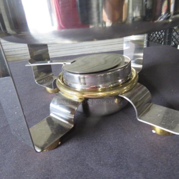 Vollrath 4.3 Quart Panacea Stainless Steel Soup Marmite, model 48326, with 24Kt gold accents, new condition.