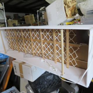 New Wonderfall XL Snow Box, eight-hour duration, priced at $129.95, features grid design and electrical cord.