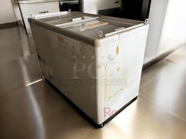 Excellence EDC-8HC ice cream dipping cabinet, 47.5", 12.5 cu. ft., in great condition, slight exterior wear, fully tested, 115V.