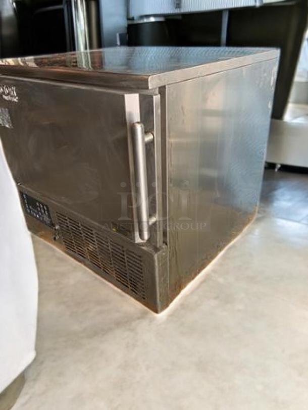 Victory VBCF5-45PU undercounter blast chiller freezer, stainless steel, superior condition, tested, 208-240V, made in Italy.
